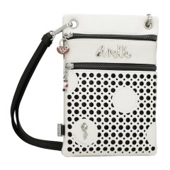 ANEKKE Mini Bolsa de Tiracolo Alma Lunares  Branco | Ref. 280.40723-905