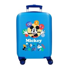 Mala de Cabine / Trolley 50cm 4R MICKEY Peek a Boo Azul Celeste | Ref. 186.4221341