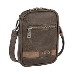 Bolsa de Tiracolo Pequena LOIS Grant Castanha | Ref. 237.31021702