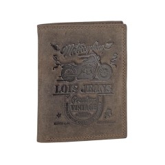 Carteira Vertical c/ Porta-Moedas LOIS Dubbo Castanha | Ref. 237.20852001