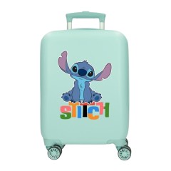 Mala de Cabine / Trolley 55cm 4R STITCH Aloha Turquesa | Ref. 186.4951141