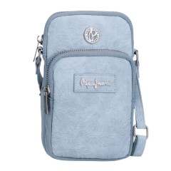 Bolsa de Tiracolo Porta Telemóvel PEPE JEANS Jana Azul Claro | Ref. 186.7145242