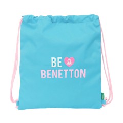 Mochila Saco BENETTON Unique Azul/Rosa | Ref. 248.612552196