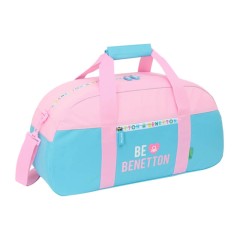 Saco de Desporto 50Cm BENETTON Unique Azul/Rosa | Ref. 248.712552611