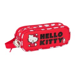 Estojo Escolar Duplo HELLO KITTY Iconic Vermelho | Ref. 248.812516513