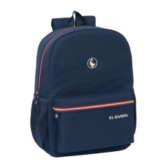 Mochila Escolar Adap. 43Cm EL GANSO Classic Azul Marinho | Ref. 248.612409754