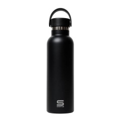 Garrafa Térmica Aço Inox 600ml SAFTA Preta | Ref. 248.972698