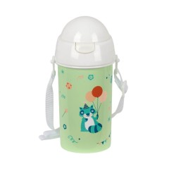 Garrafa 500ml Abertura Aut. c/ Palhinha SAFTA “Fiesta" Verde | Ref. 248.342494899
