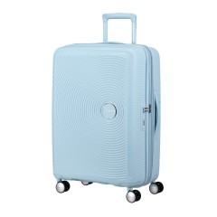 AMERICAN TOURISTER Mala Média 67cm 4R Exp. Soundbox Azul Pastel | Ref. 92.88473-8365