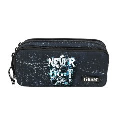 GHUTS Estojo Escolar 3 Comp. GH240 P24 Never Quit 2402524 | Ref. 294.2524024