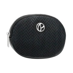 Porta-Moedas Redondo PEPE JEANS Sprig Preto | Ref. 186.7918033