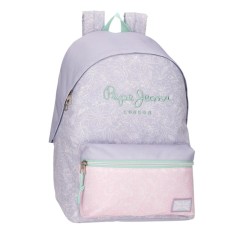 Mochila Escolar Adap. 42cm PEPE JEANS Renata Lilás | Ref. 186.67123D1