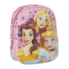 Mochila Infantil 31cm PRINCESAS 3D Lilás | Ref. 299.2100005112
