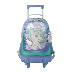 Mochila Infantil com Rodas M Magic Dreams TOTTO 6DJ Lilás | Ref. 330.MJ03MGD005106DJM