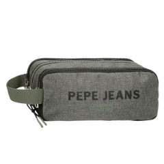 Estojo Escolar 3C. PEPE JEANS Edmon Cinza | Ref. 186.6914722