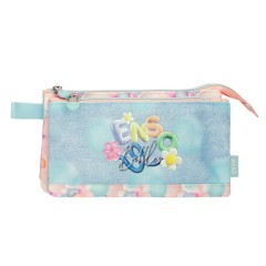 Estojo Escolar Triplo ENSO Bubbles Azul Ganga | Ref. 186.9784321