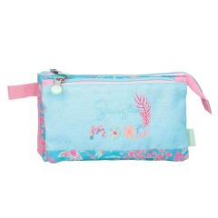 Estojo Escolar Triplo ENSO Jungle Mood Azul | Ref. 186.9814321