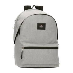 Mochila para Portátil 2C PEPE JEANS Aris Evergreen Cinza | Ref. 186.63324H1