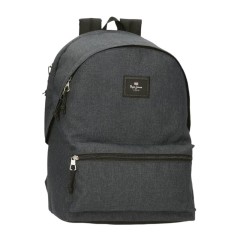 Mochila para Portátil 2C PEPE JEANS Aris Evergreen Cinza Denim | Ref. 186.63324CB