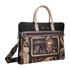ANEKKE Pasta de Documentos Mademoiselle Preta | Ref. 280.41806-110