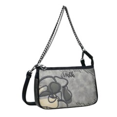 ANEKKE Bolsa de Tiracolo c/ Alça Curta Nature Koko Preta | Ref. 280.41863-267