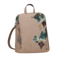 ANEKKE Mochila de Duplo Compartimento Evolution Bege | Ref. 280.41775-073