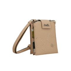ANEKKE Mini Bolsa de Tiracolo Evolution Bege | Ref. 280.41773-913