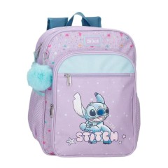 Mochila Escolar 38Cm STITCH Lovely Lilás | Ref. 186.3162341