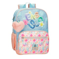 Mochila Escolar Adap. 38cm ENSO Bubbles Azul Ganga | Ref. 186.97824D1