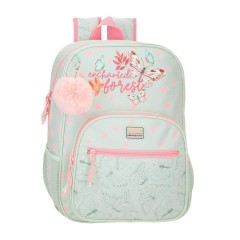Mochila Escolar 38Cm MOVOM Enchanted Florest Menta | Ref. 186.3742321