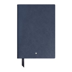 Notebook #146 Pautado Médio MONTBLANC Saffiano Azul Escuro | Ref. 238.134756