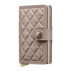 Carteira SECRID Premium Miniwallet Emboss Diamond Chalk + | Ref. 297.MED-C+