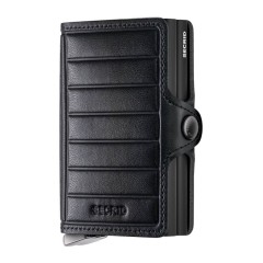 Carteira SECRID Premium Twinwallet Emboss Lines Black + | Ref. 297.TEL-B+