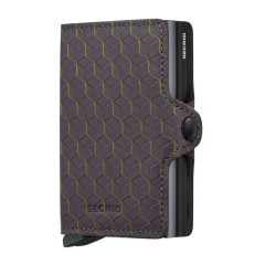 Carteira SECRID Twinwallet Optical Grey-Yellow | Ref. 297.TOP-GY