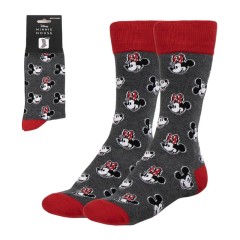 Meias Estampadas MINNIE - Nº 36/43 Cinza | Ref. 299.2900002429