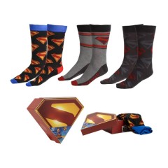 Pack 3 Pares de Meias Estampadas SUPERMAN - Nº 38/45 Multicolor | Ref. 299.2900003044