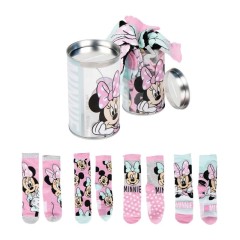 Pack 4 Pares de Meias Estampadas MINNIE - Nº 27/30 Rosa | Ref. 299.2900002306M