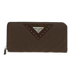 Carteira de Senhora Grande PEPE JEANS Natalie Castanha | Ref. 186.7228542