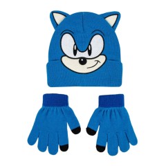 Conjunto Gorro e Luvas SONIC Azul | Ref. 299.2200010573