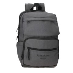 Mochila p/ Portátil 13.3” Adap. 2C PEPE JEANS Waltford Cinza | Ref. 186.7272041