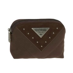 Porta-Moedas Redondo PEPE JEANS Natalie Castanho | Ref. 186.7228042