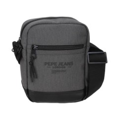 Bolsa de Tiracolo Pequena PEPE JEANS Waltford Antracite | Ref. 186.7275241
