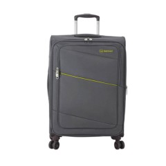BENZI Mala de Viagem / Trolley Médio 66cm 4R Exp BZ5757 Cinza | Ref. 288.BZ5757C-B