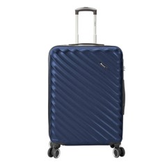 BENZI Mala de Viagem / Trolley Grande 77cm 4R BZ5812 Azul Escuro | Ref. 288.BZ5812A-C