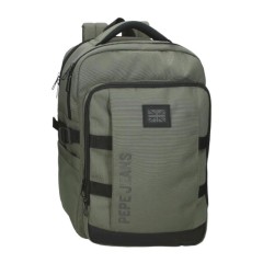 Mochila p/ Portátil 15.6” 2C Adap. PEPE JEANS Matlock Caqui | Ref. 186.7312342