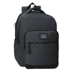 Mochila Tablet / Portátil 15.6” 2C Adap. PEPE JEANS Whitton Preta | Ref. 186.7322541