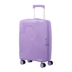 AT Mala de Cabine 55cm 4R Exp. Mickey Magic Lilás Suave | Ref. 92.158710-A844