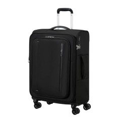 AT Mala de Viagem Média 67cm 4R Exp. CloudRider Preto Jet | Ref. 92.157366-1465