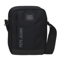 Bolsa de Tiracolo Média 2C PEPE JEANS Matlock Preta | Ref. 186.7315541