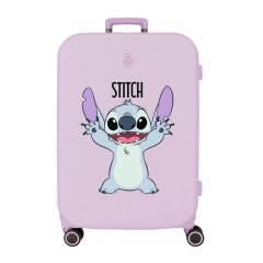 Mala de Viagem Média 70cm 4R Exp. Enso STITCH Playful Lilás | Ref. 186.3199244